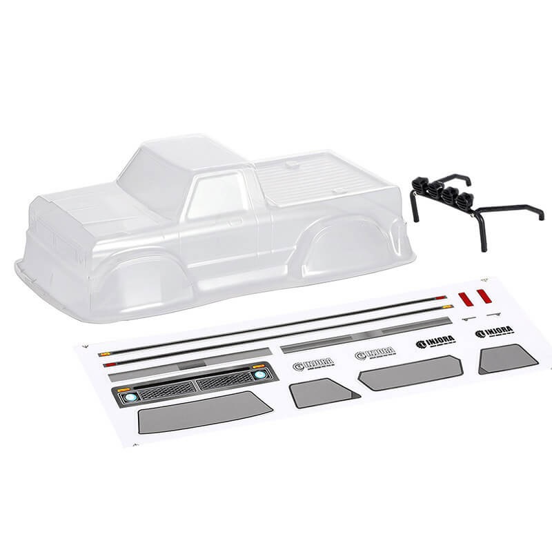 F150 Clear Body W/ Roll Cage SCX24