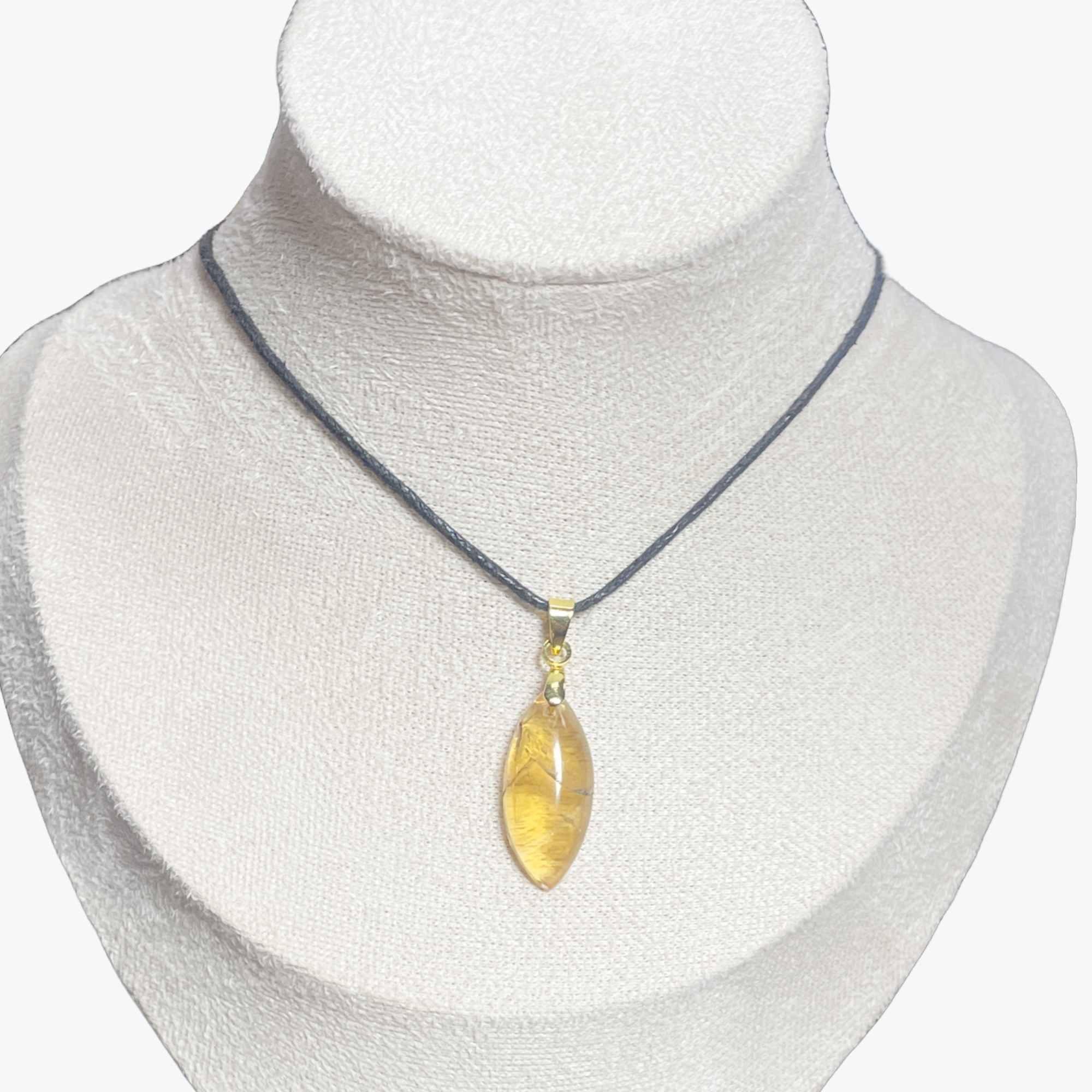 Pendentif citrine goutte — stock Valence