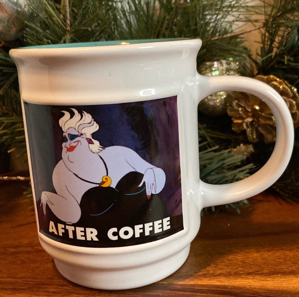 Disney Ursula Meme Coffee Mug 2-Sided Before After Little Mermaid