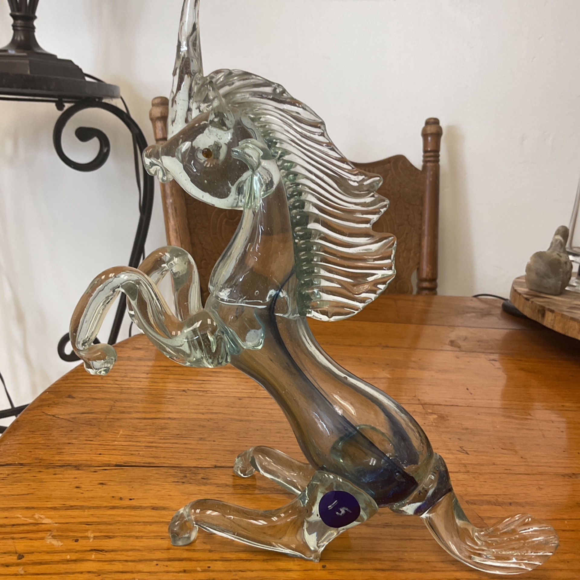 Unicorn Glass Statue
