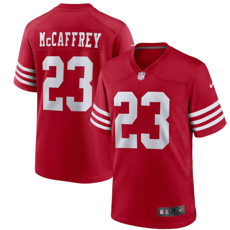 San Francisco 49ers Christian McCaffrey #23 Kids Nike Home Jersey
