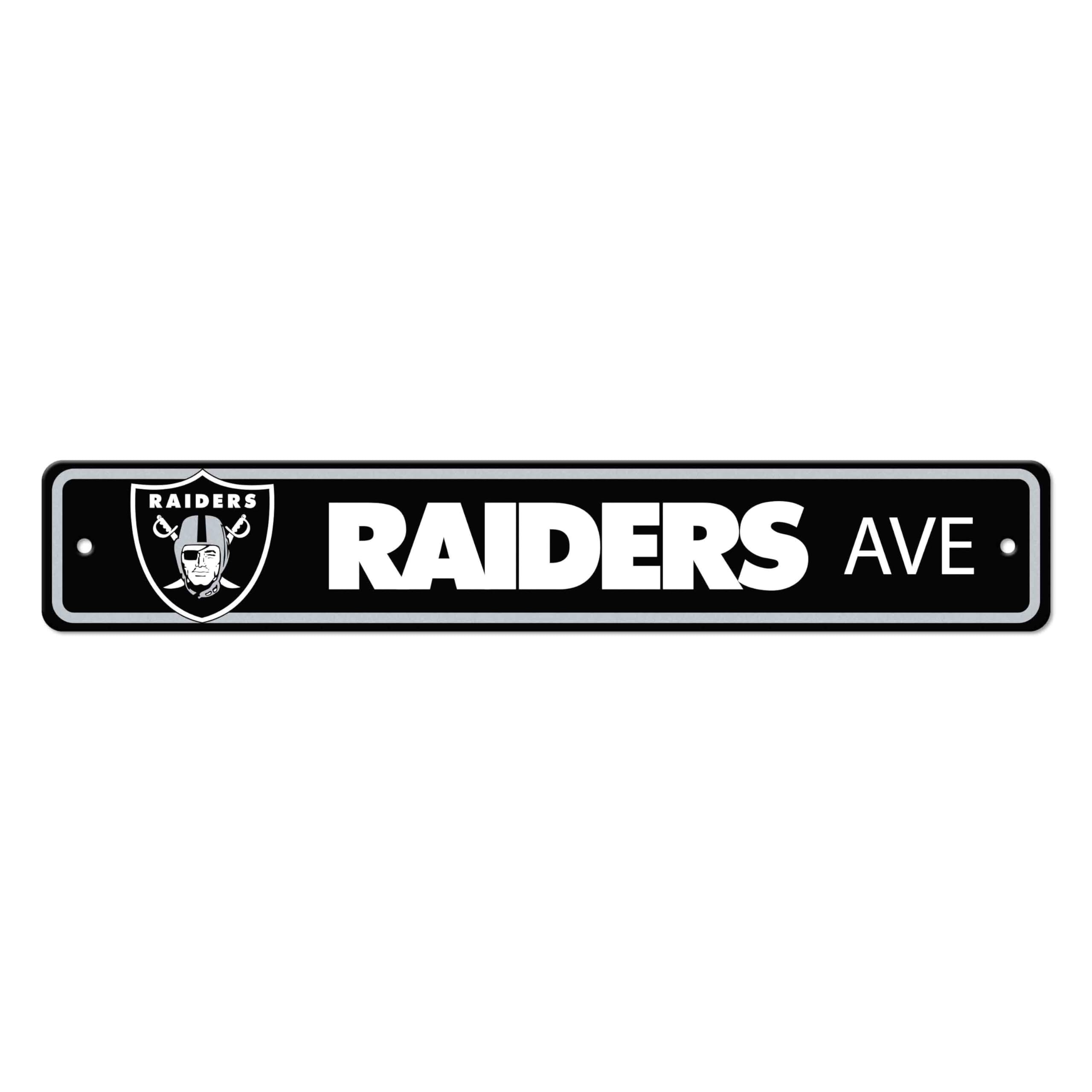 Las Vegas Raiders Ave Street Sign 4x24"