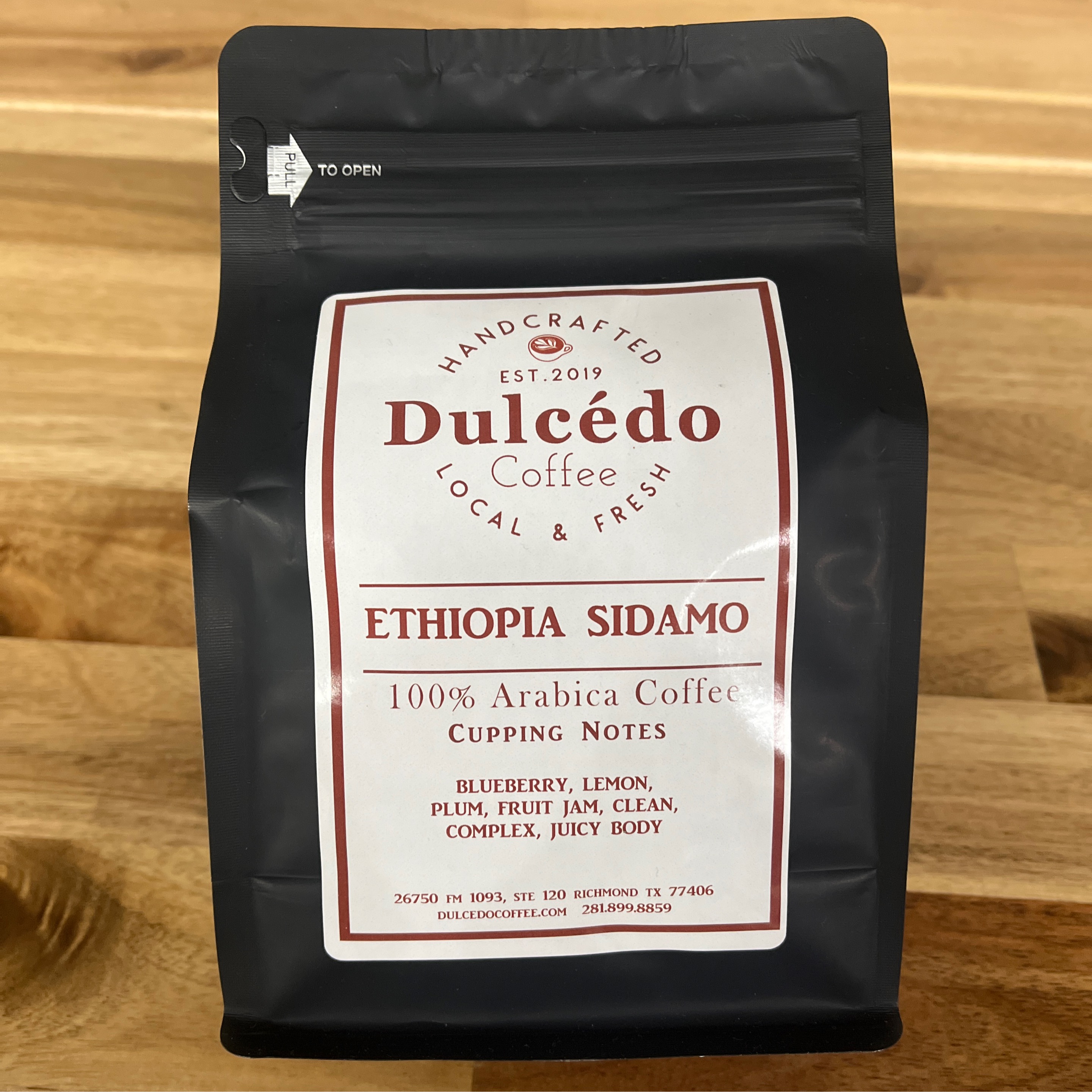 Coffee Retail Bag: Ethiopia Sidamo