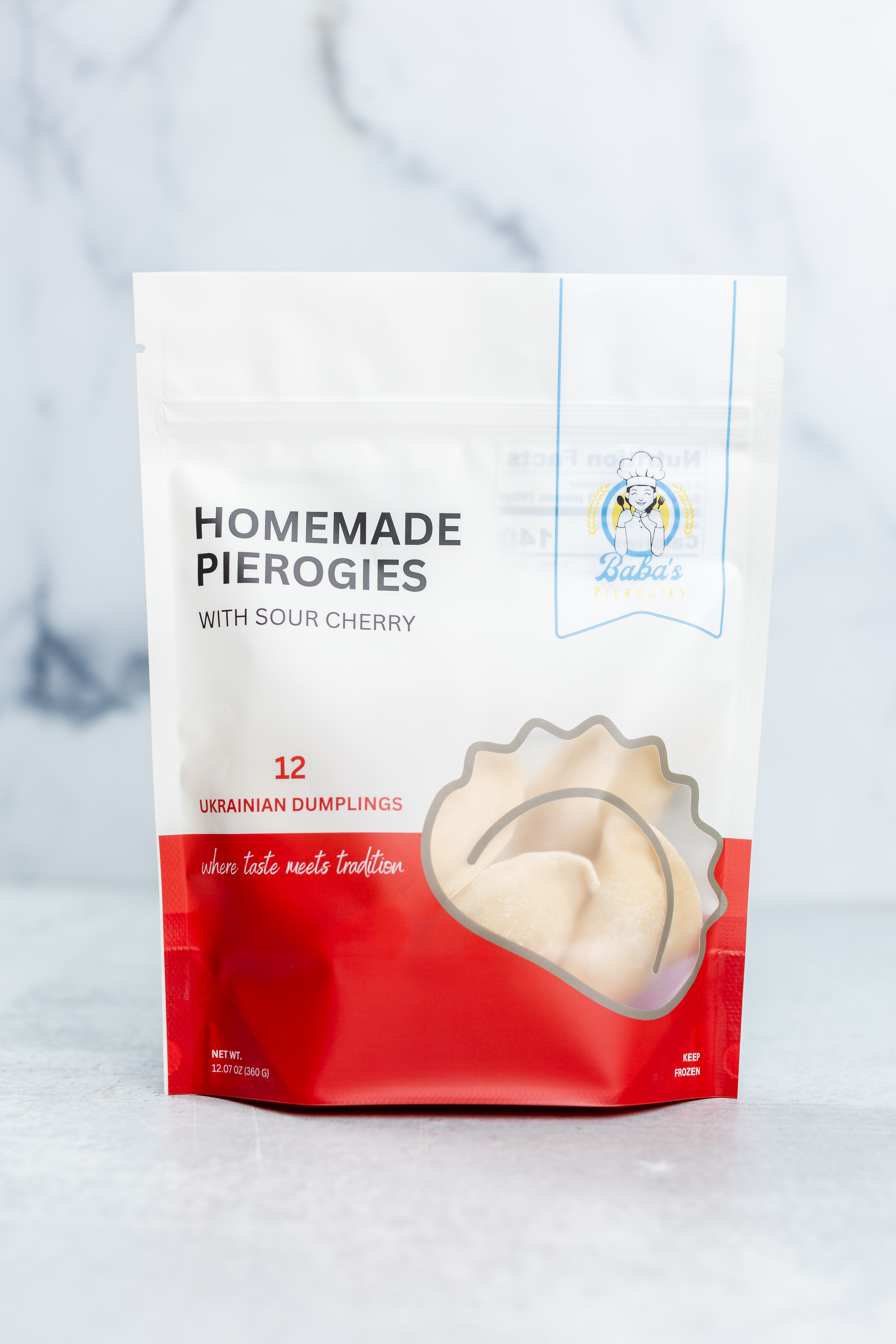 ❄️ Sour Cherries Pierogi (Frozen)