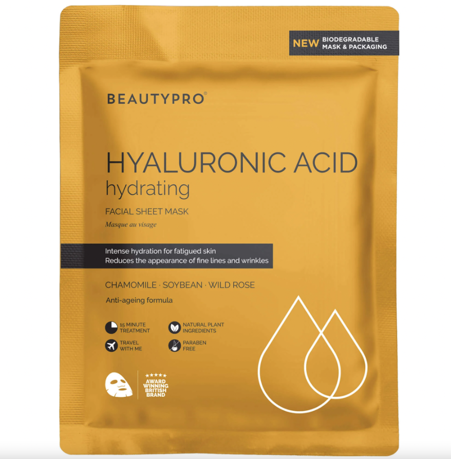 BEAUTYPRO Hyaluronic Acid Hydrating Sheet Mask