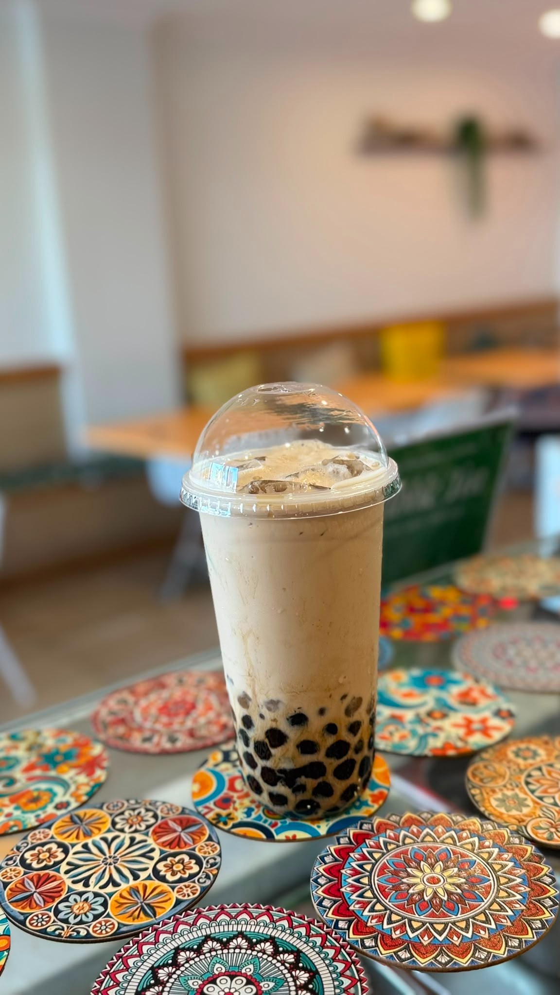 Oolong milk tea
