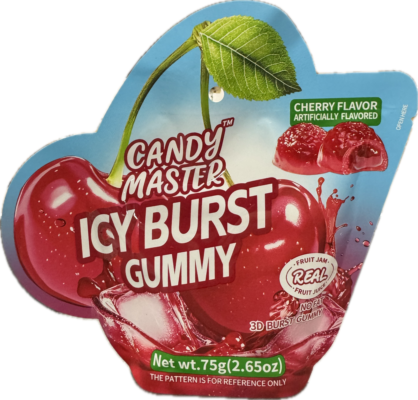 Candy Master Icy Burst Menthol Burst Cherry Gummy 2.65 oz 6ct