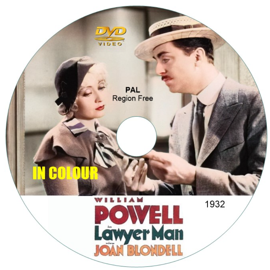 Lawyer Man (1932) in Color. DVD