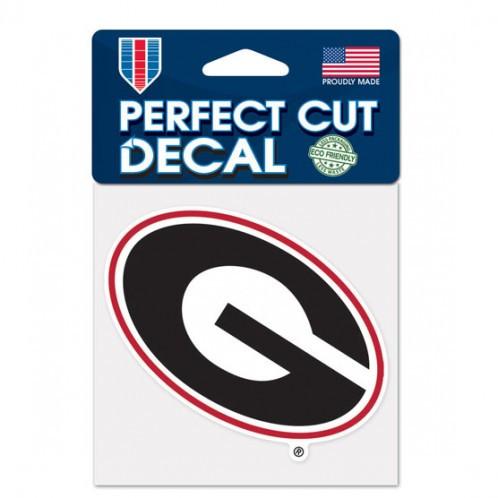 Georgia Bulldogs Perfect Cut Decal 4x4"