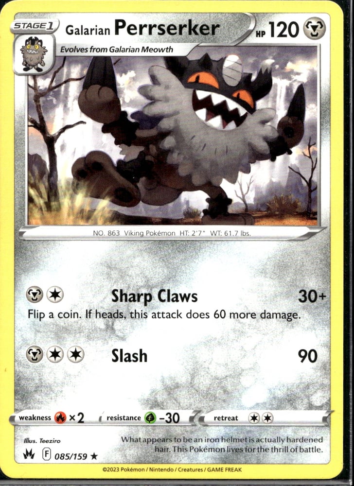Galarian Perrserker - SWSH12.5 85/159