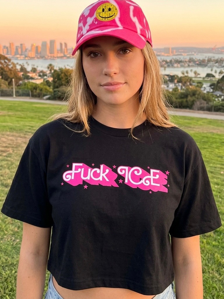 FUCK ICE Crop