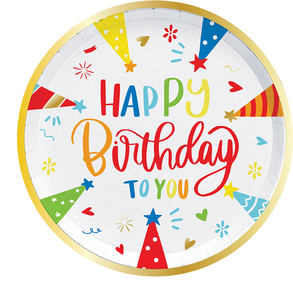 Happy Birthday Plates