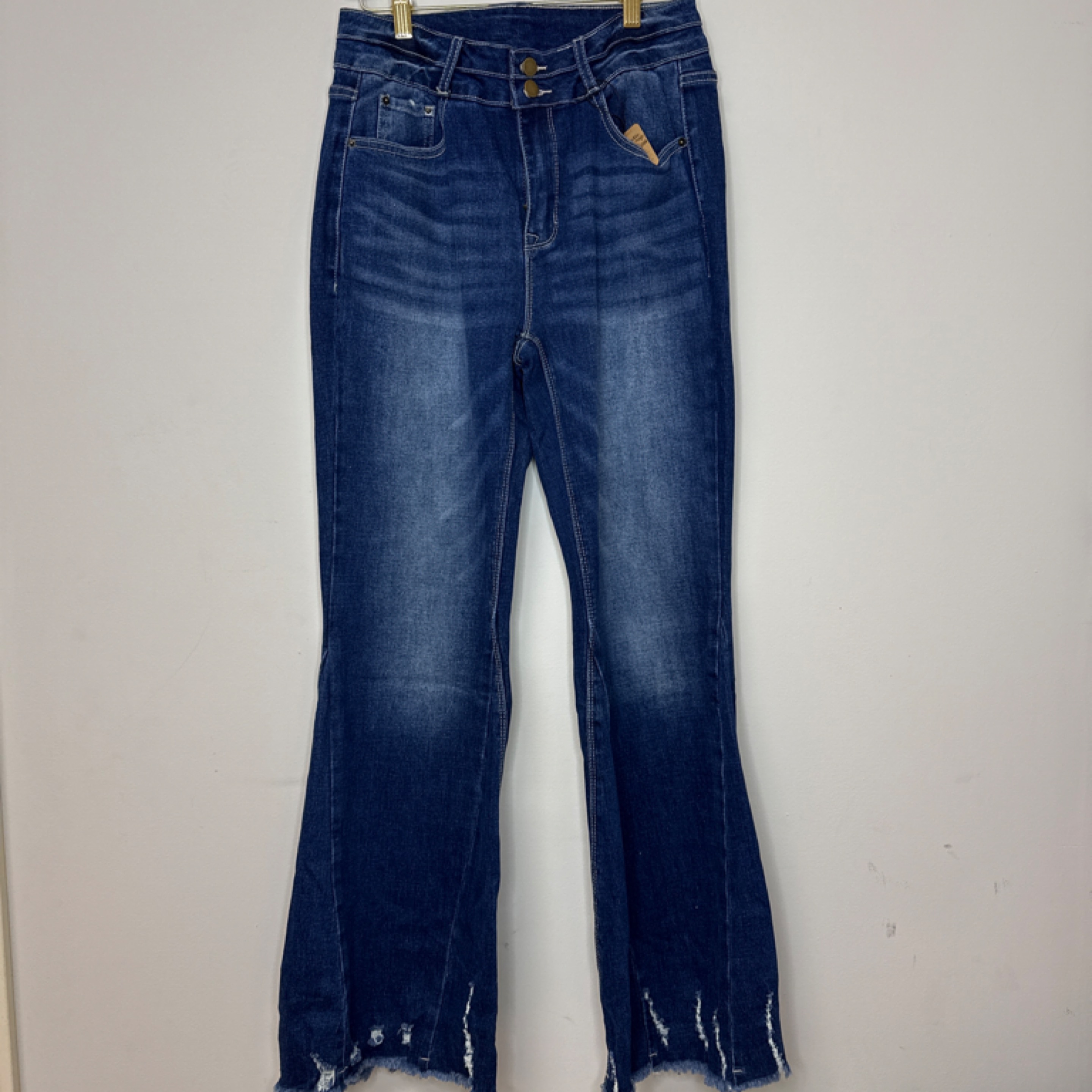 DL double button high rise jeans — Bama Tan boutique, Tuscaloosa AL