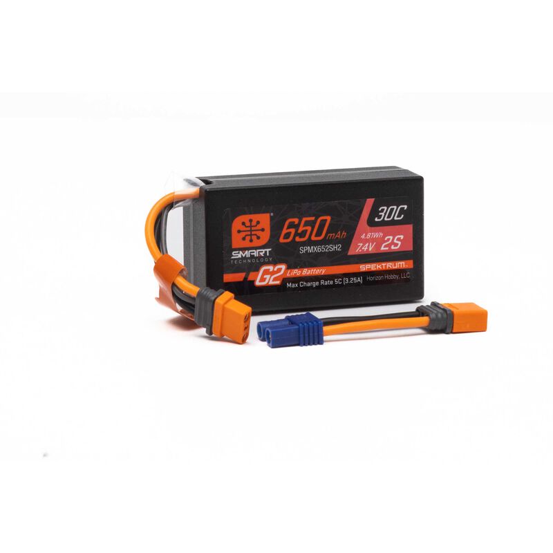 650 Mah 2S 7.4V Smart G2 Battery