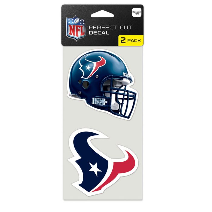 Houston Texans Perfect Cut Decals 2 pack