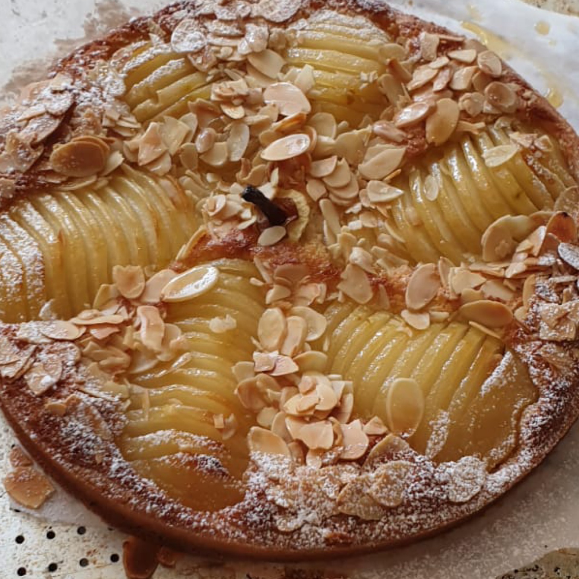 Pear & Almond Tart