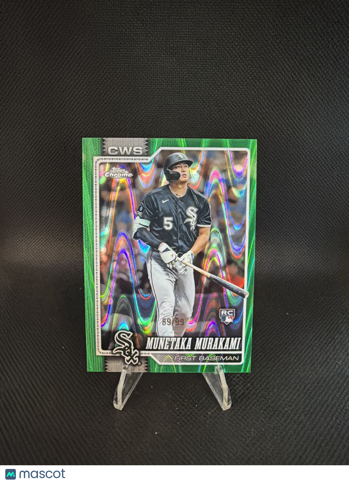 2026 Topps Chrome Munetaka Murakami RC Green Raywave Refractor /99