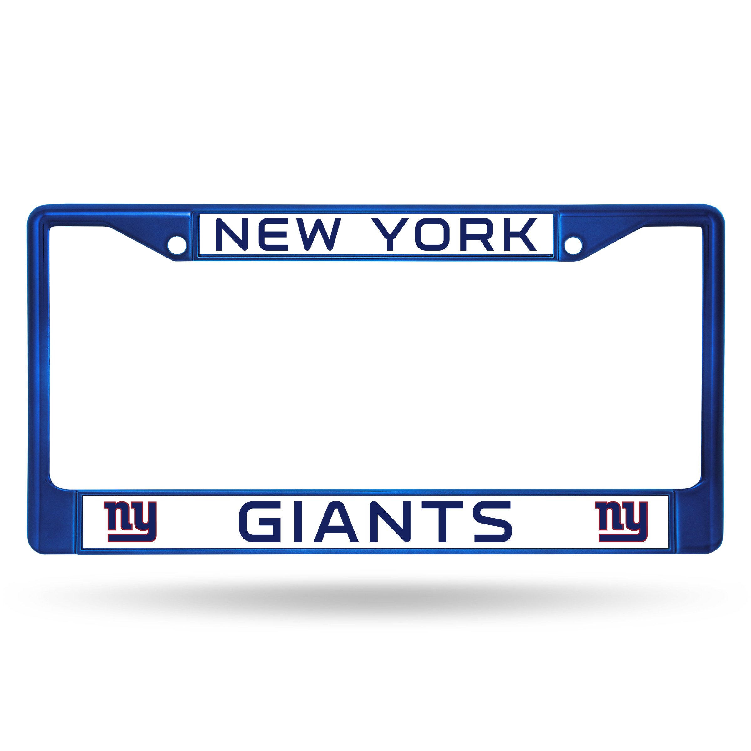 New York Giants Blue Metal License Plate Frame