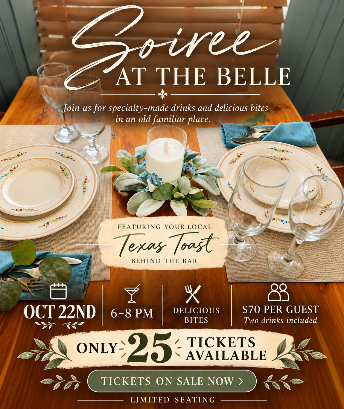 Soirée at the Belle poster