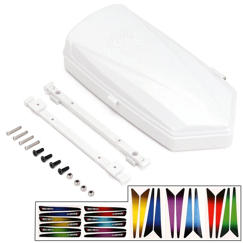 180*76mm Plastic Roof Luggage Box White