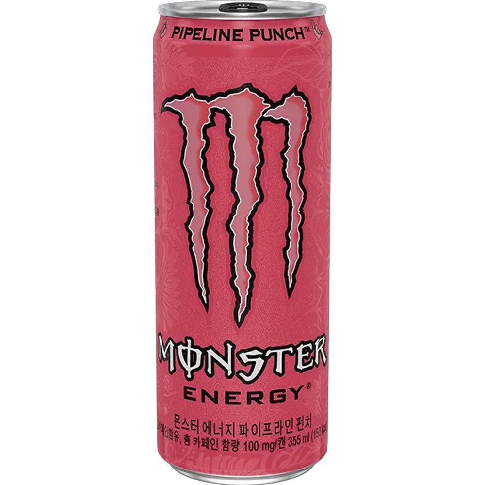 Monster Energy Korea Import Pipeline Punch Tropical Flavor 12oz Pack of 12