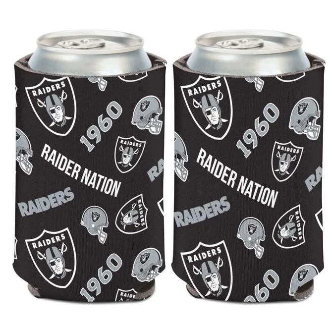 Las Vegas Raiders Scatterprint Can Cooler