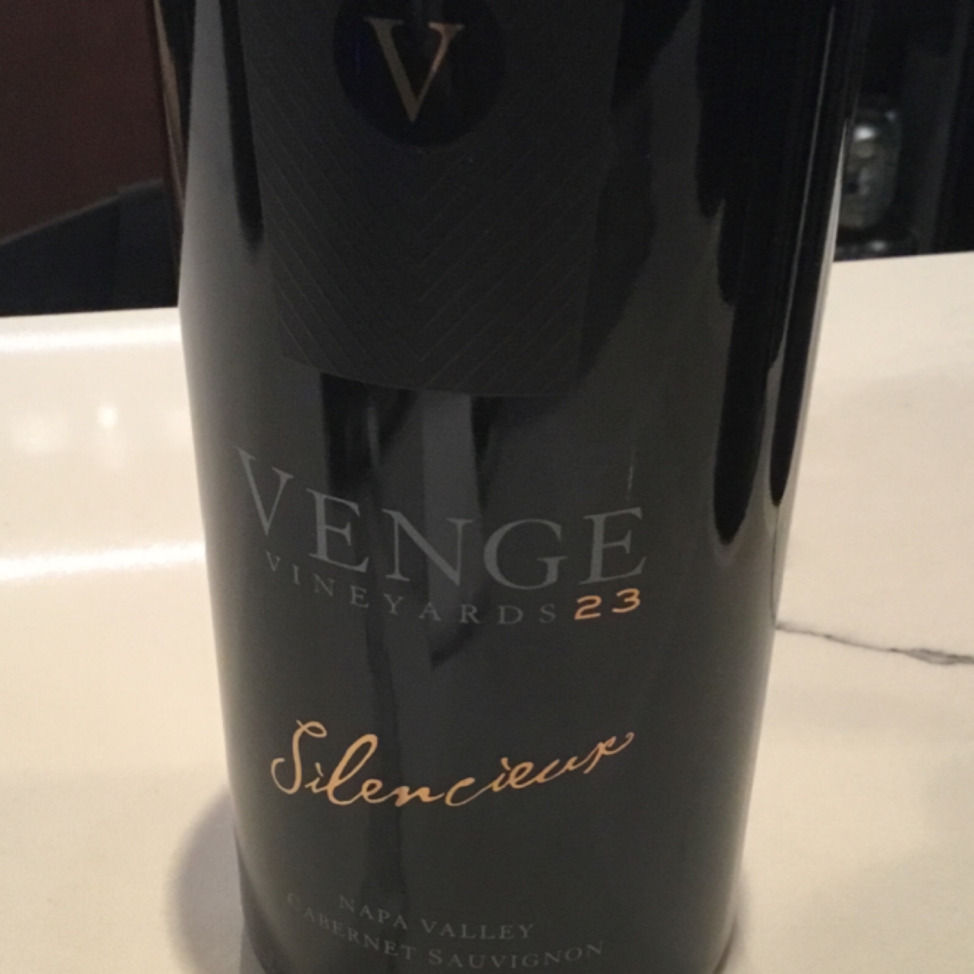 Bottle of Venge - Silencieux - Cabernet Sauvignon - 2023 available at Ashburn Wine Shop