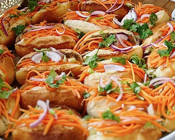 Mini Banh Mi Platter - BBQ Chicken