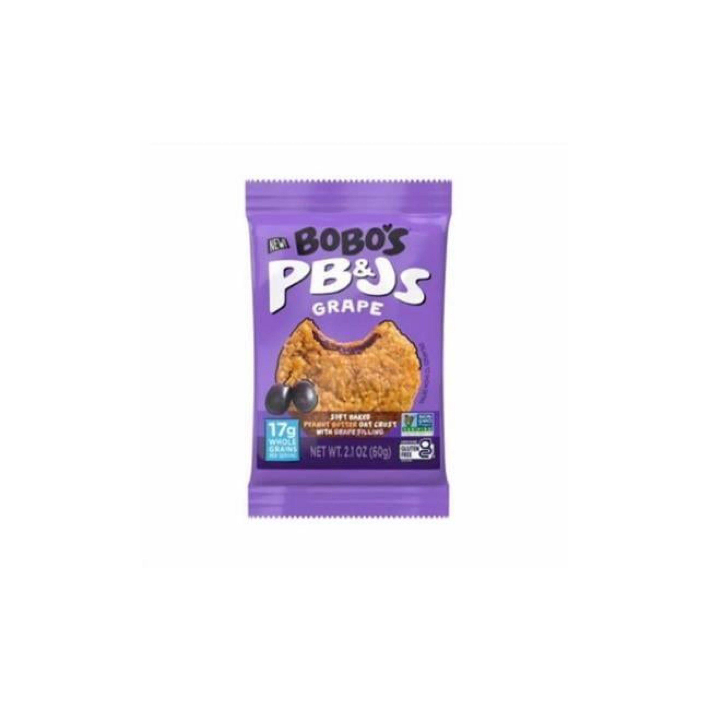 Bobo 2.1 oz Grape Peanut Butter & Jelly Oat Bar