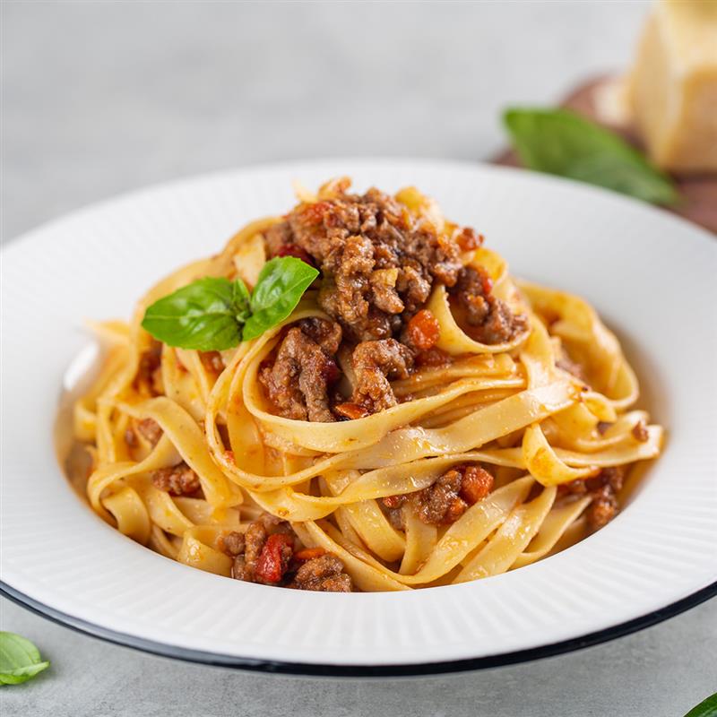 Gluten Free Fettuccine with Ragu'
