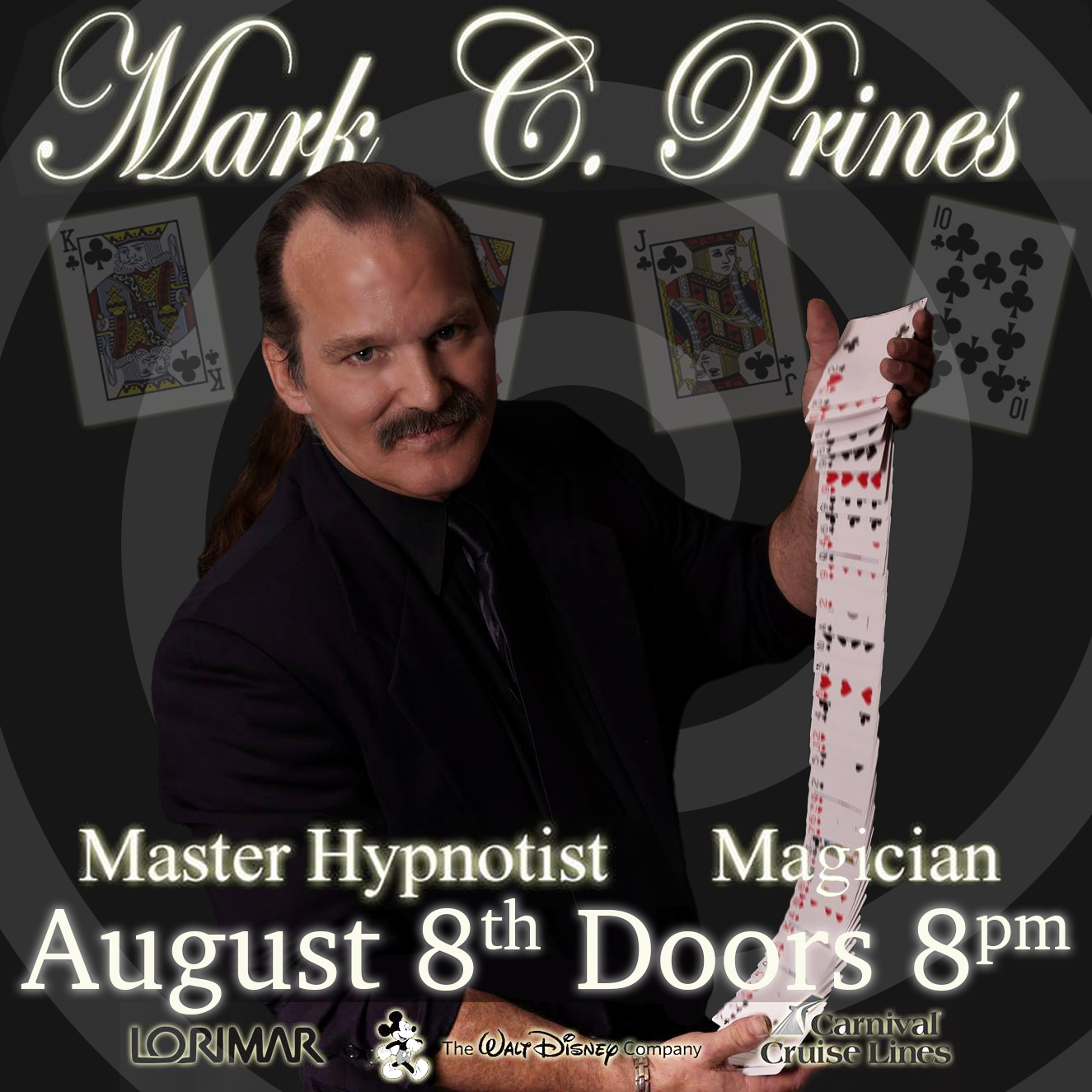 August 8th Mark Prines Magician Hypnotist