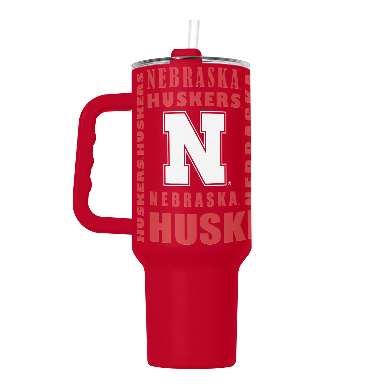 Nebraska Huskers Powdercoat Replay Tumbler 40oz