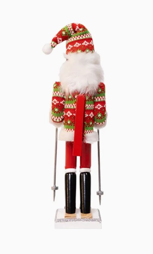 Ski Santa Nutcracker