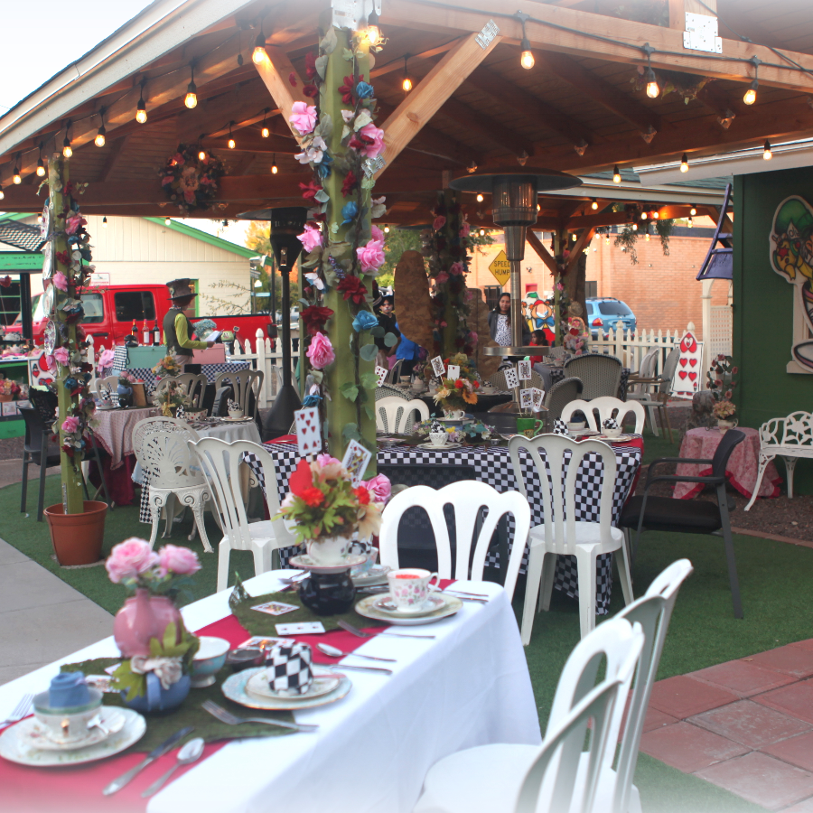 4th Alice and wonderland Pink Door Tea Party!