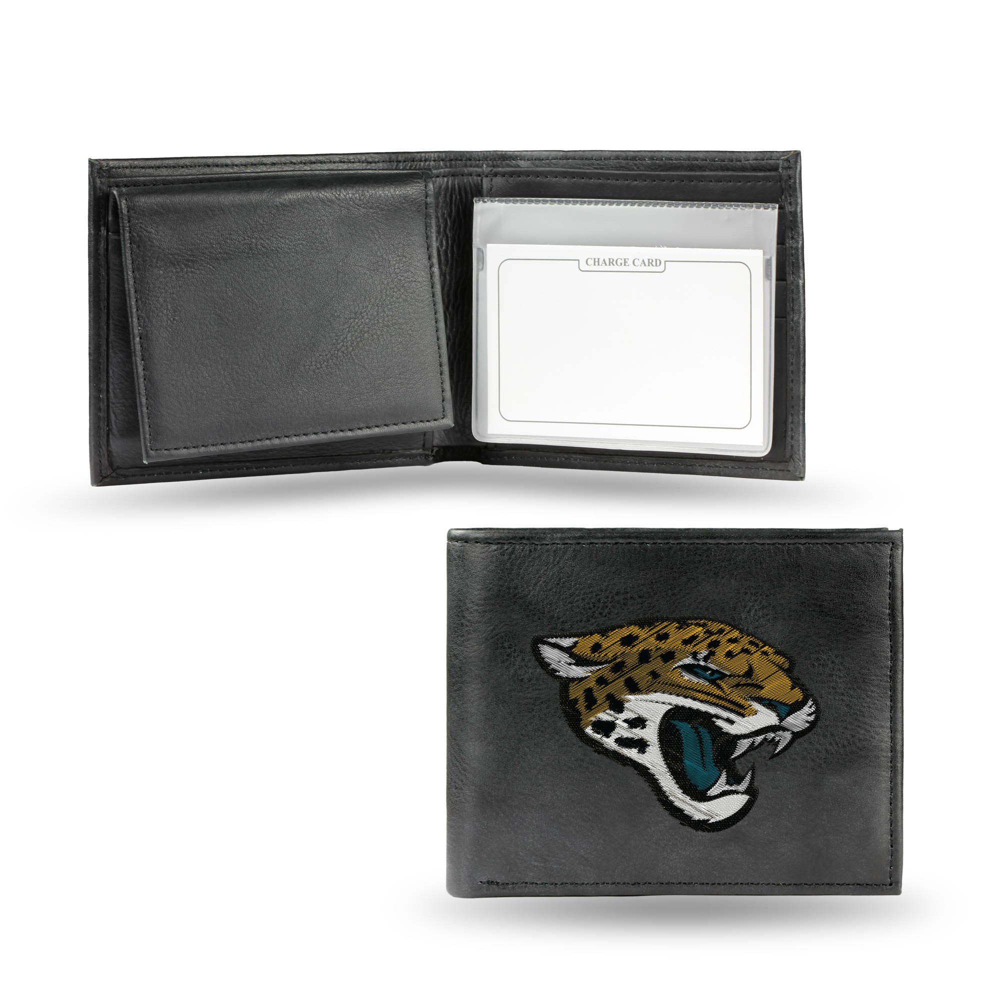 Jacksonville Jaguars Embroidered Leather Bi-Fold Wallet