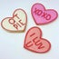 Sugar Cookie Conversation Hearts