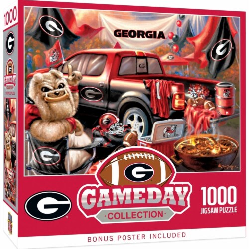 Georgia Bulldogs 1000 Piece Gameday Design Puzzle