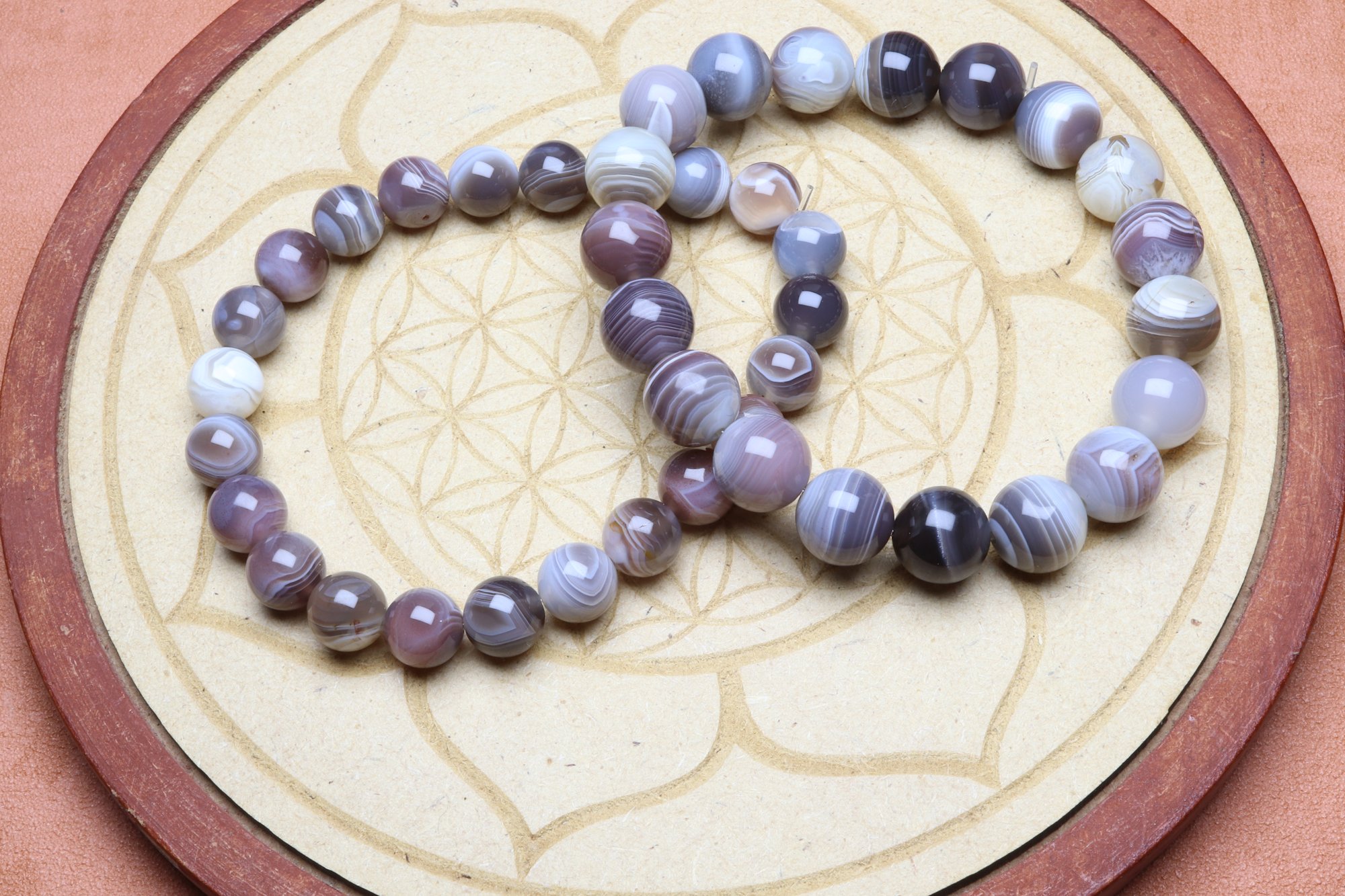 Bracelet Agate Botswana (1) — stock Valence