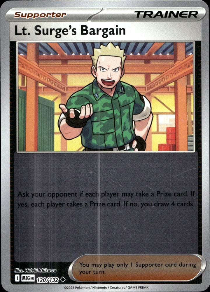 Lt. Surge's Bargain - ME01 120/132