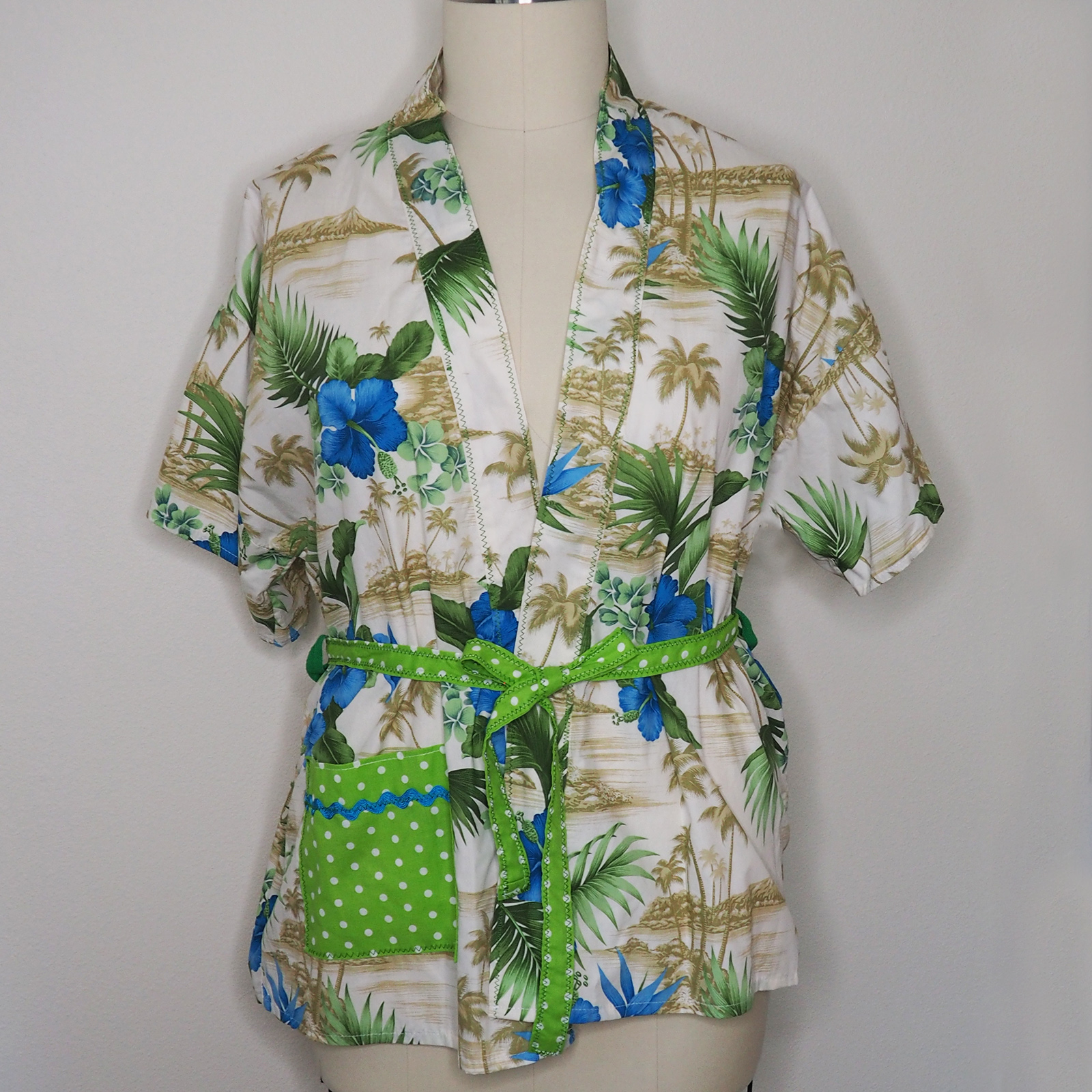 Blue Hibiscus - Large to XXL