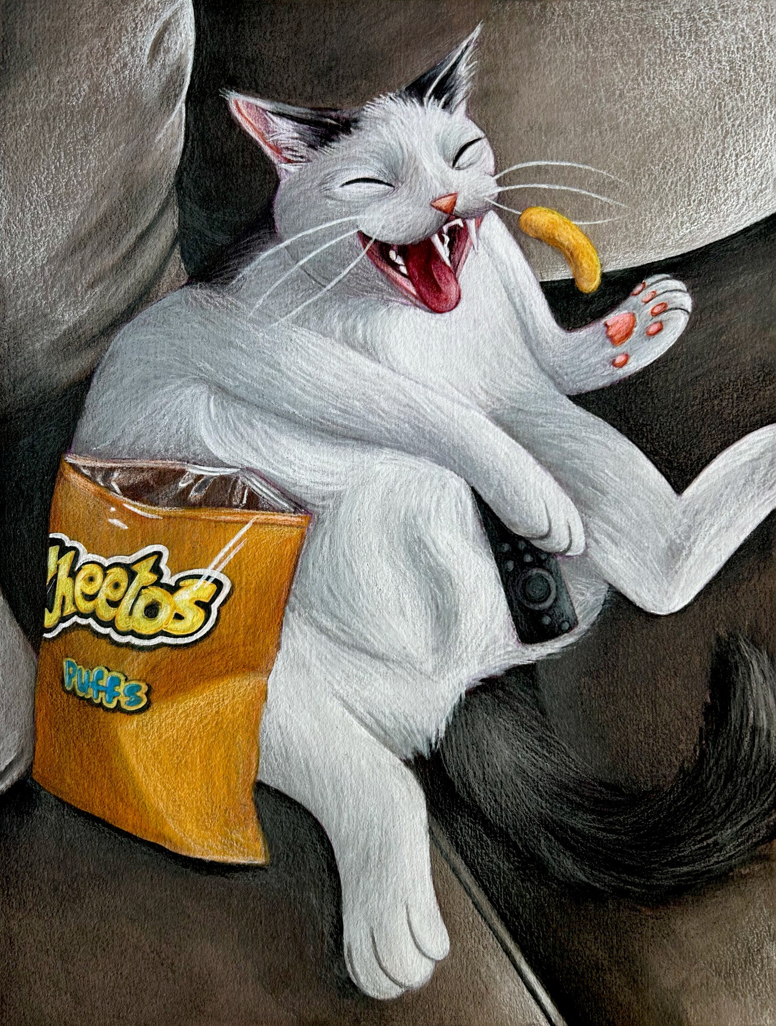 The First Bite (8.5 x 11 inch Print)