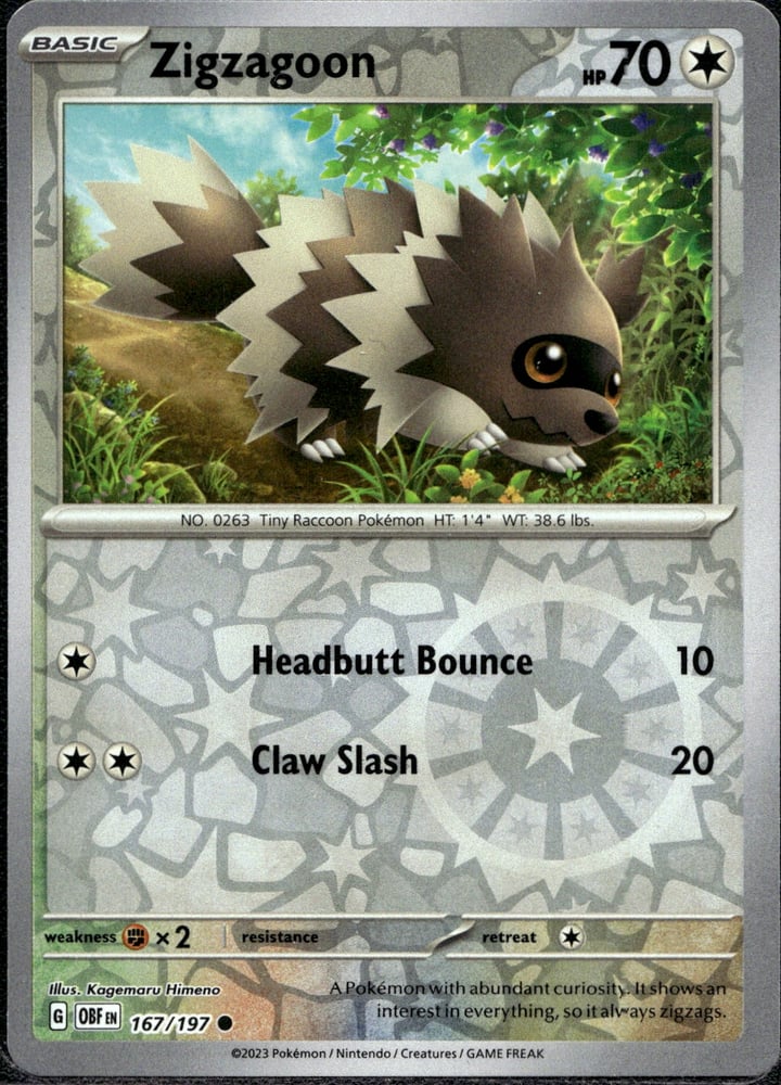 Zigzagoon - SV03 167/197
