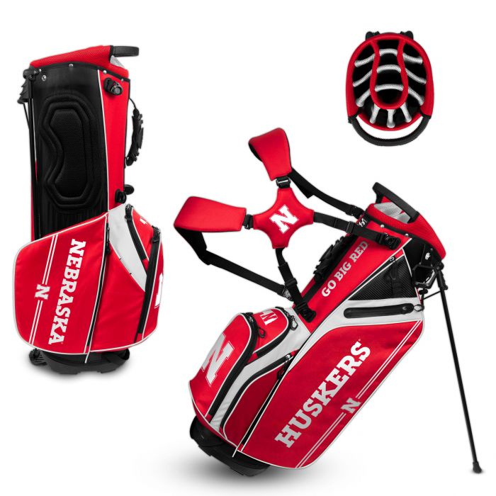 Nebraska Huskers Hybrid Caddie Carry Golf Bag