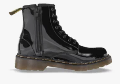 Dr. Martens Boy's 1460 Patent Lamper Boots size 2 (new)