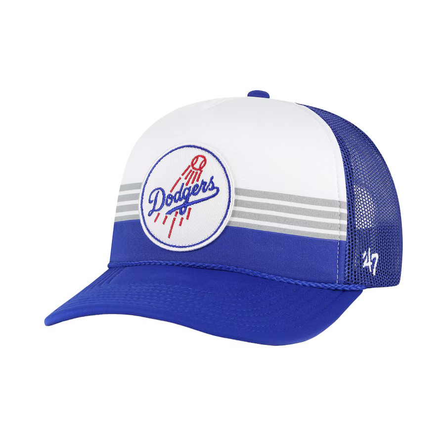 Los Angeles Dodgers Retro Royal Liftoff '47Brand Trucker Snapback Hat