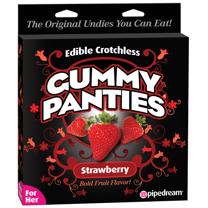 Edible Gummy Panties For Her-Strawberry in M
