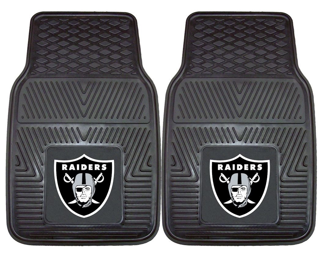 Las Vegas Raiders Heavy Duty 2 Piece Vinyl Car Mats