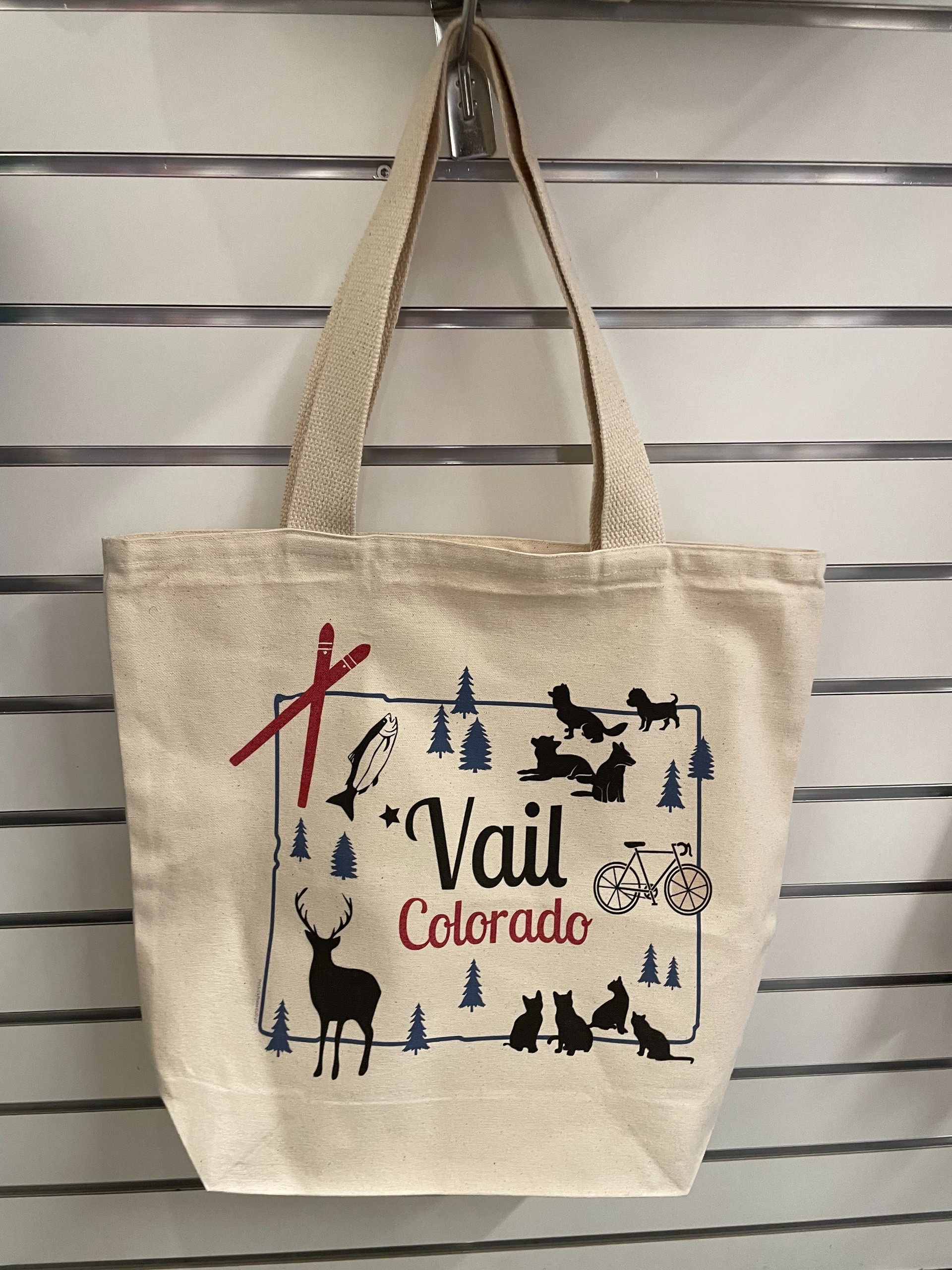 Vail Colorado Canvas Tote