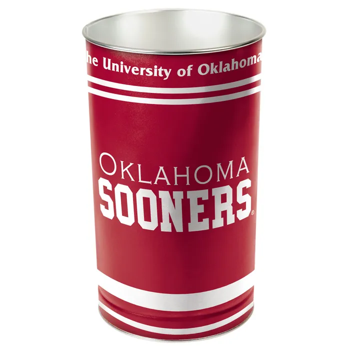 Oklahoma Sooners Wastebasket 15"
