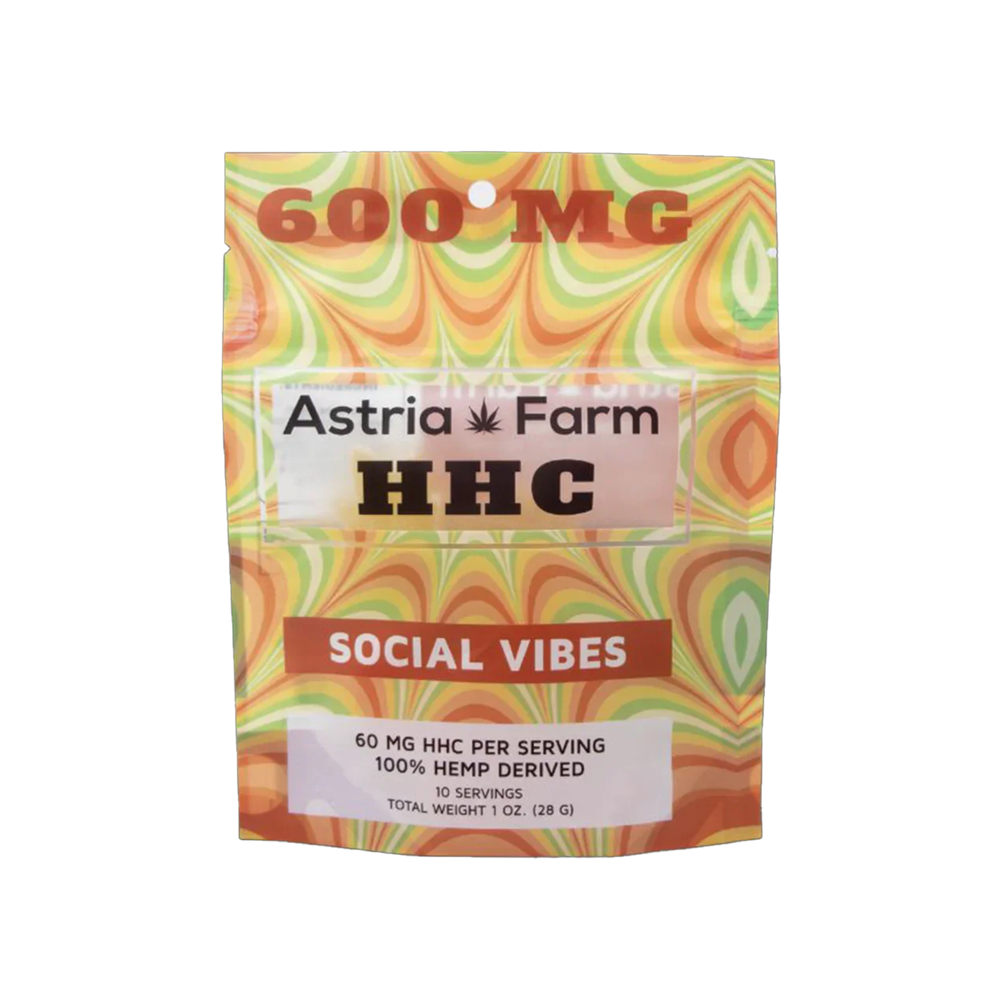 Astria Farm Social Vibes Gummies HHC 600mg